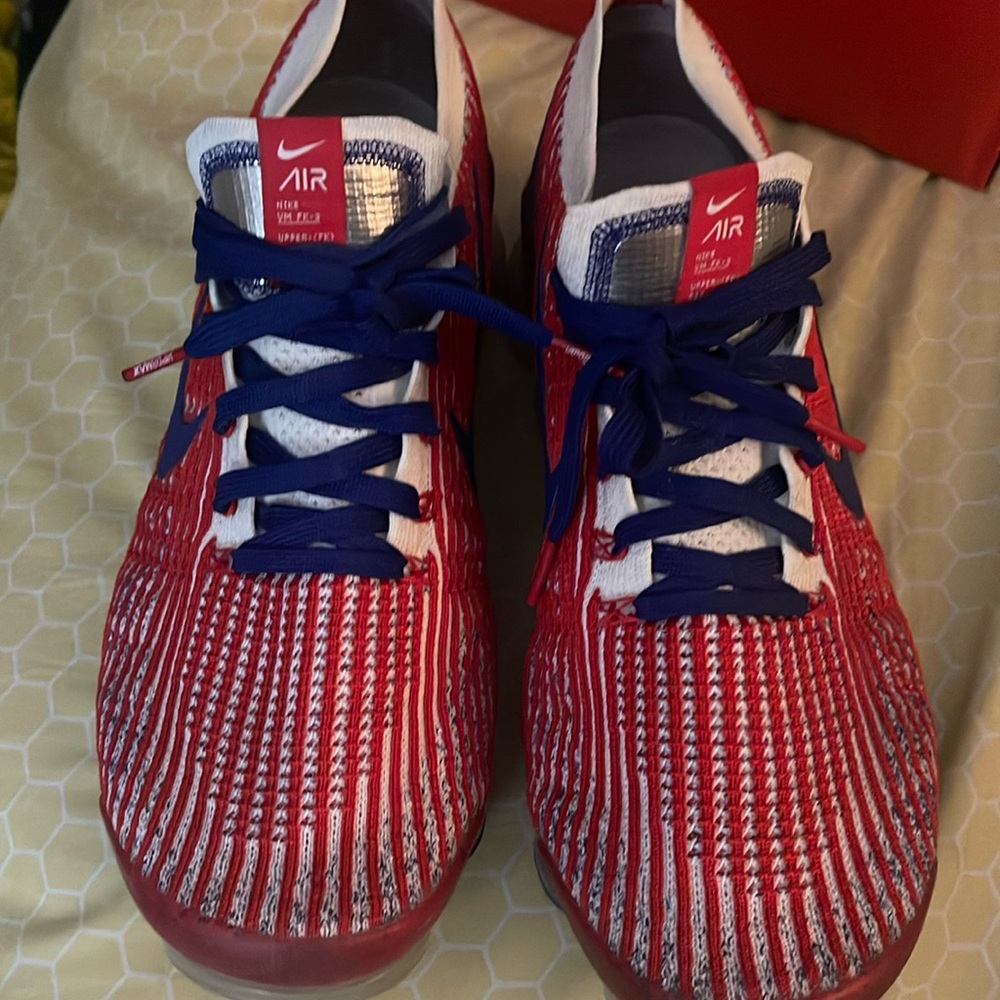 Nike Vapormax USA colorway. Used size 12